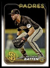 Matthew Batten 2024 Topps #384 San Diego Padres 26904 Baseball Card