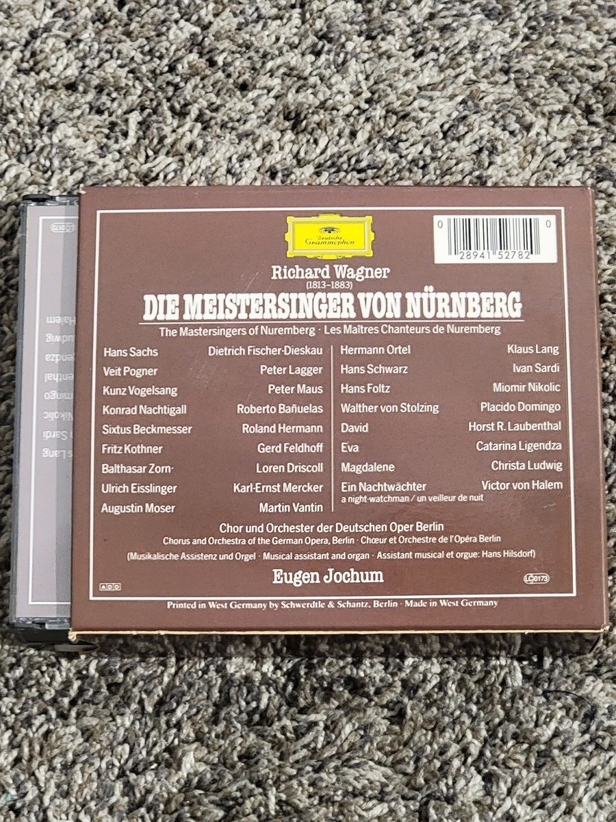 Richard Wagner Die Meistersinger von Nürnberg 4 CD Deutsche