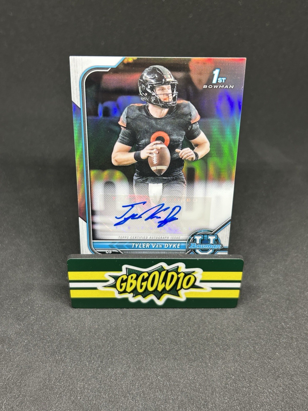 2021-22 Bowman University Tyler Van Dyke 1st Auto