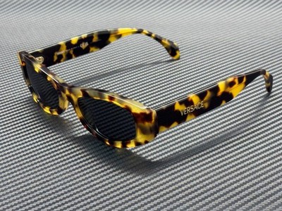 VERSACE VE4487 777 87 Yellow Havana Grey Women's 54 mm Sunglasses