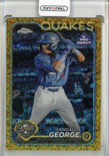 2024 Topps Pro Debut Kendall George Chrome Gold Mini-Diamond /50