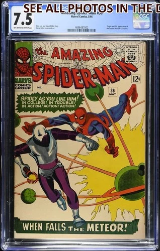 Amazing Spider Man #36 Marvel Comics CGC 7.5 Graded Looter 1st App (HG)