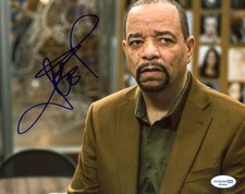 Ice-T Signed "Law & Order: Special Victims Unit" Autograph 8x10 Photo SVU ACOA