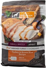 SIMPLY NOURISH Small Breed Adult Healthy Weight Turkey 1 Count (Pack of 1) 