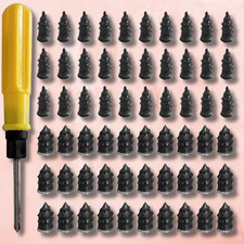 60Pcs Rubber Tire Nail Repair Kit Screw In Tire Plugs for Car Truck SUV Van