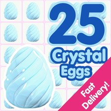 25 Crystal Eggs   US Seller   Adopt From Me Today 