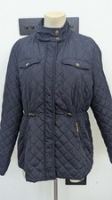 Giacca trapuntata rosso aringa blu UK Large Uk16/18