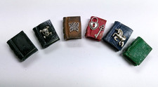 Miniature Book Lot of 6 Handmade Prop Doll House Wizard Witch Library Desk MIN-6