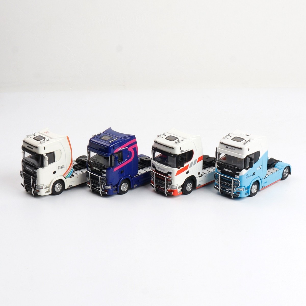KENGFAI 1/64 Scania Transport Vehicle Trailer Idemitsu Truck