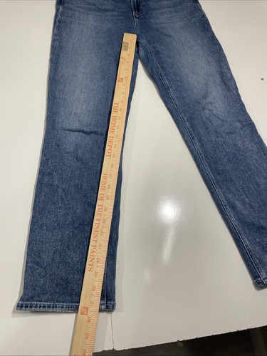 Paige Jeans Womens 30 Blue Denim Amber Straight Leg Jean - Picture 6 of 12