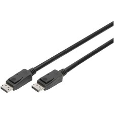 Image of Digitus AK-340106-030-S DisplayPort cable 3.00 m black gold plated connectors