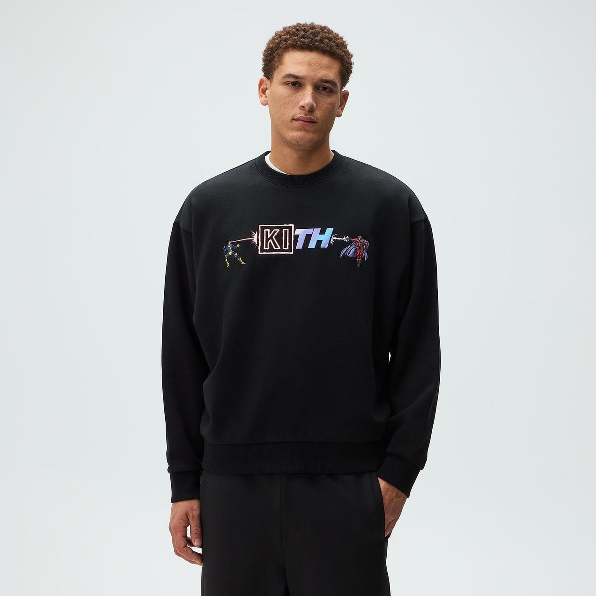 Kith x Marvel Clash Vintage Nelson Crewneck Black - Size Medium | eBay