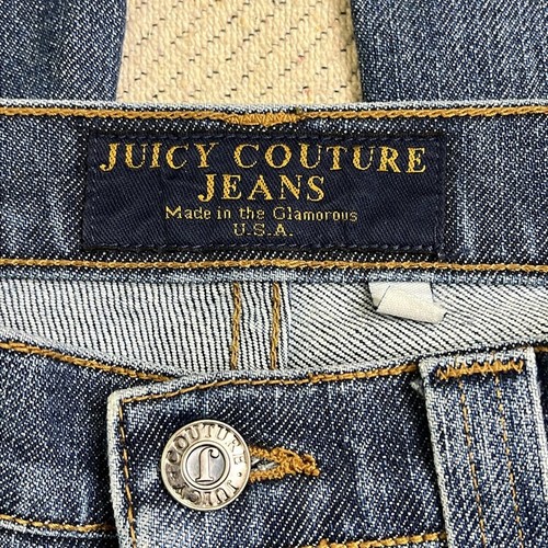 Vintage Y2K Juicy Couture sole tasche posteriori - jeans svasati vita bassa - taglia 29 - Foto 4 di 16