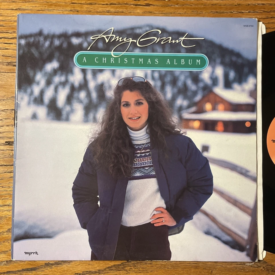 Amy Grant / A Christmas Album LP Myrrh 1st USA Press + Inner GF Xian Holiday EX! Foto 2 de 4