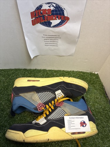 Size 13 - Jordan 4 Retro x Union LA Mid Off Noir