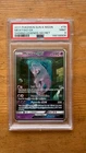 2017 POKEMON SUN & MOON #78/73 MEWTWO GX SHINING LEGENDS SECRET PSA 9