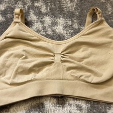 Women's Nude Wireless Nursing Bra Unbranded Extra Large