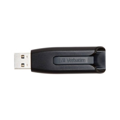 Verbatim V3 256 GB Flash Drive USB 3.0 schwarz (49168)