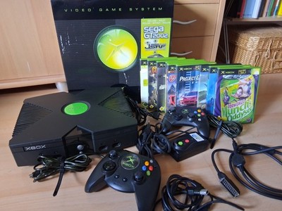 Xbox Classic Konsole in Original Verpackung + 2 Controller + 9 Spiele