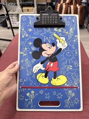 1990s Rare Disney Mickey Mouse Clip Board