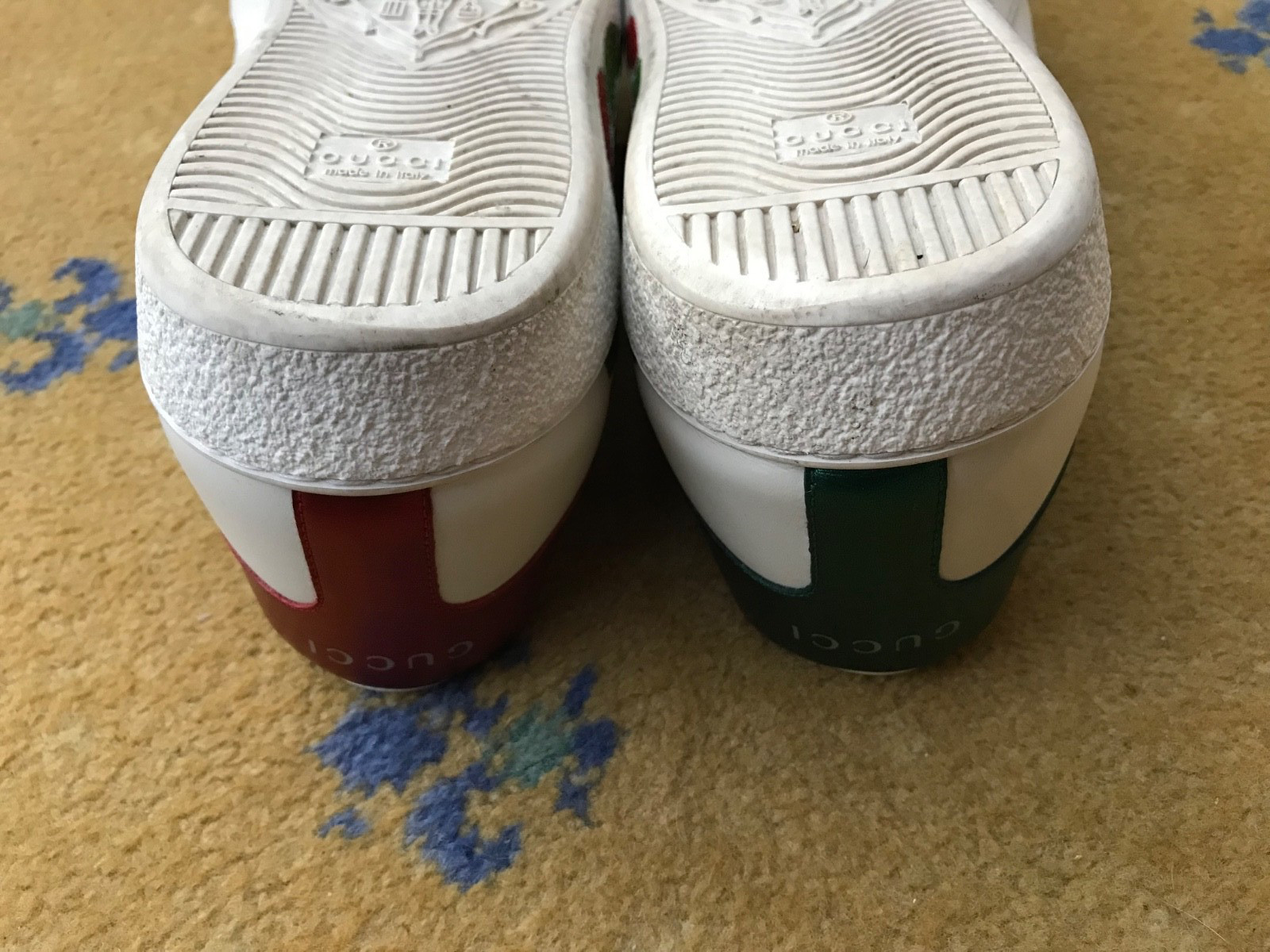 Gucci Trainers Sneaker Shoes Ace Interlocking G Green Red Mens UK 11 US 12 EU 45 thumbnail 14