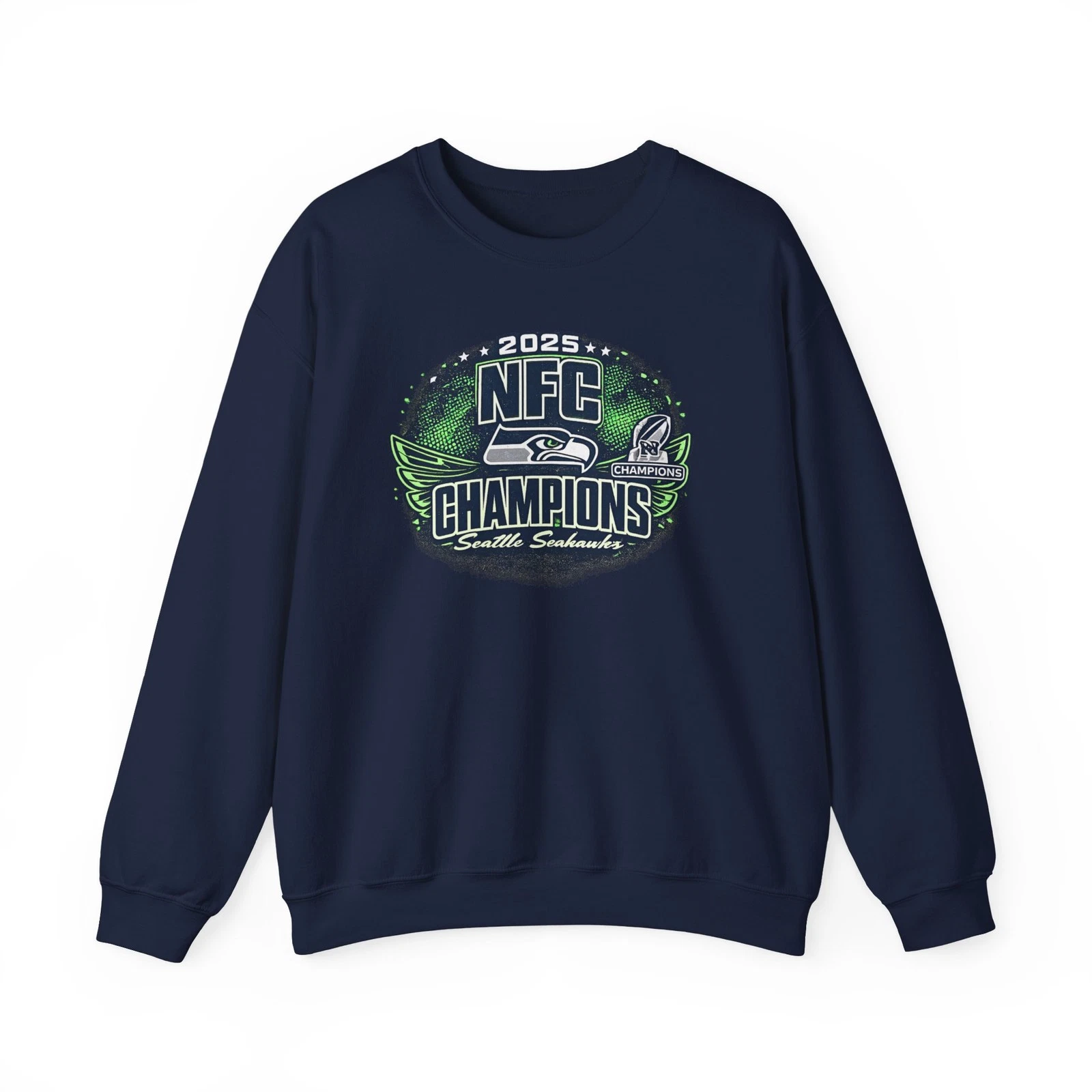 2025 Seattle Seahawks NFC Champions Crewneck Sweatshirt