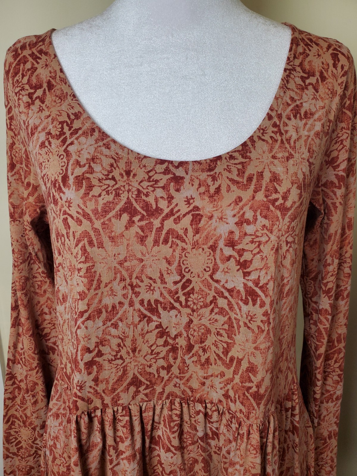Peruvian Connection Long Sleeve Easter Dress Fade… - image 2