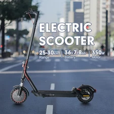 350W Dual-Shock E-Scooter with 8.5" Tires: The Ideal Adult Birthday & Xmas!