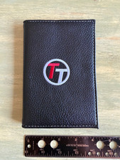 New Team Titleist Golf Yardage Book Cover Score Card Holder Leather Embroidered