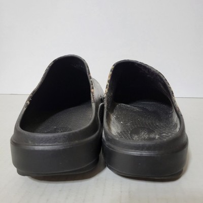 OOFOS OOCloog Leopard Print Recovery Clogs Limited Edition Slip On