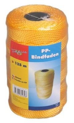 TrendLine Bindfaden Orange 125m Packschnur Verpackungsfaden Garn Polypropylen
