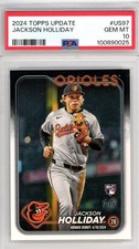 2024 Topps Update Jackson Holliday Base Psa10 Gem-Mint Baltimore Orioles