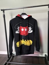 Disney Parks Mickey Mouse Hoodie With Ears Unisex Size S