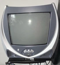 Batman Color CRT TV 13" W Matching Remote - Vintage Retro - Tested & Authentic