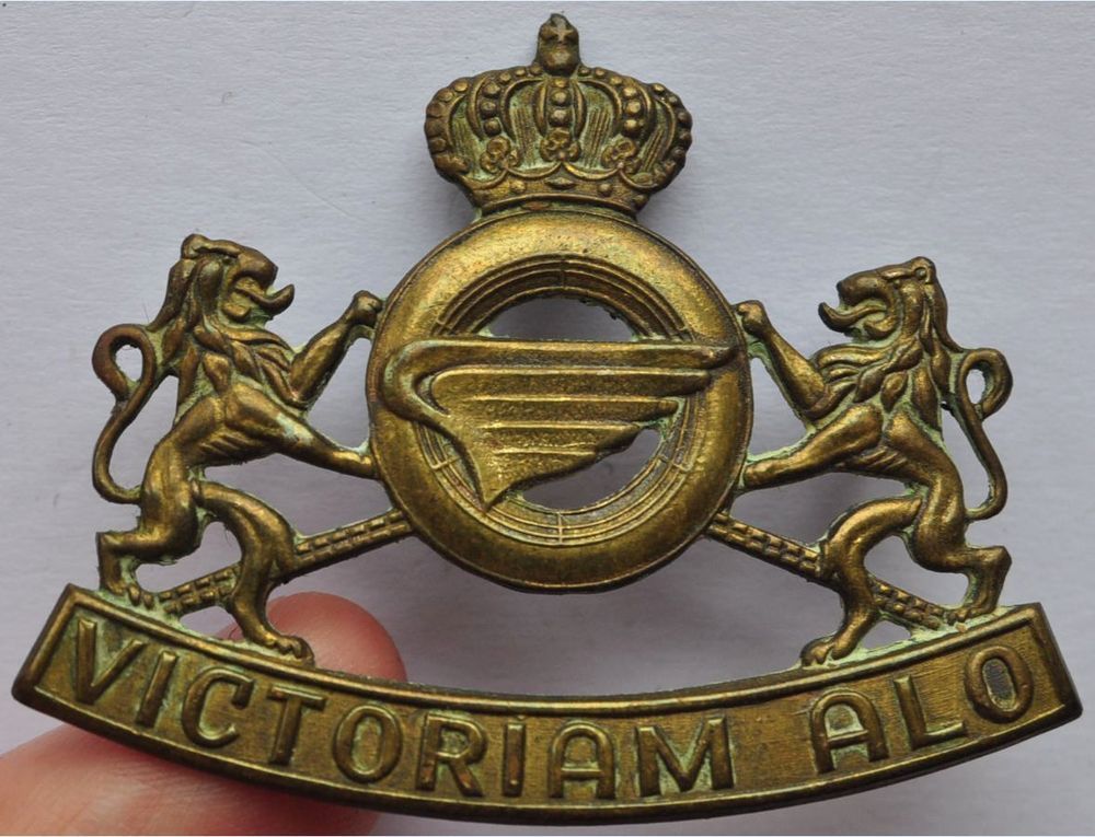 1914 1918 WWI France Military Driver Cap Badge Heavy Brass Type VICTORIAM  ALO | eBay