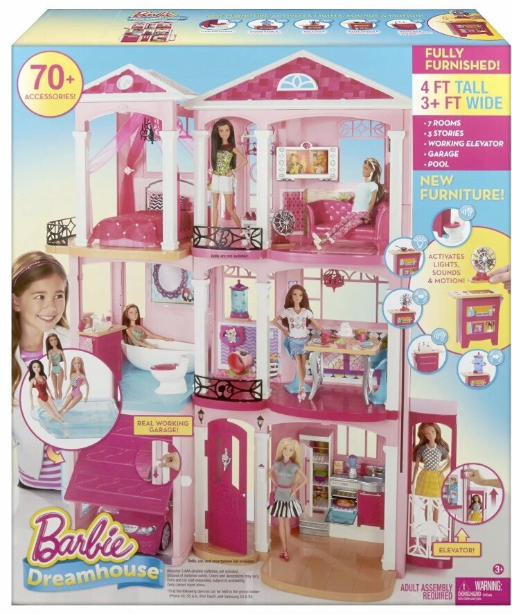 barbie dreamhouse playset mttfhy74