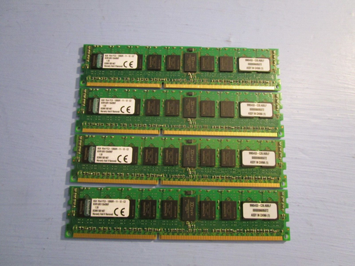32GB DDR3 Pour Serveur – Kit 4x8GB PC3-12800E, ECC UDIMM, Compatible Dell PowerEdge T110