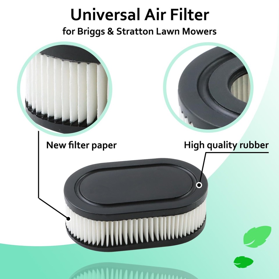 6Pcs 593260 Air Filter 798452 334404 4247 5432 Lawn Mower Paper Air