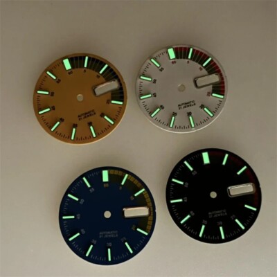 Replace Watch Dial Face For Seiko NH35/4R35 Luminous Modified Diving  New - Main Image