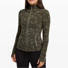 Lululemon Define Jacket Heritage Camo Olive Green Twill 6