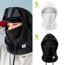 Qunature Thermal Windproof Ski Mask Neck Warmer Scarf For Men & Women Winter