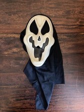 Easter Unlimited Glow in the Dark Scream Ghost Face Smile Halloween Mask Hood