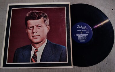 John F. Kennedy 33rpm LP Vinyl 12-inch Diplomat Records #10000 A