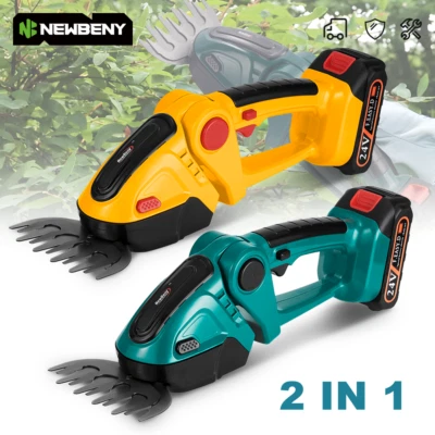 NEWBENY 2in1 Für Makita Akku Grasscheren Rasenschere Elektrisch Heckenschere für Garten