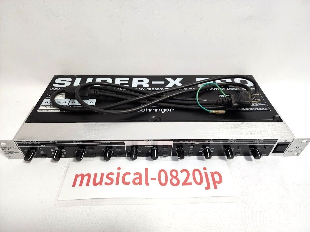 Behringer SUPER X PRO CX2310 Crossover Stereo 2 Way Monaural