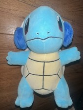 Pok mon  Holiday SQUIRTLE W/Ear Muffs Limited Edition 8" Plush