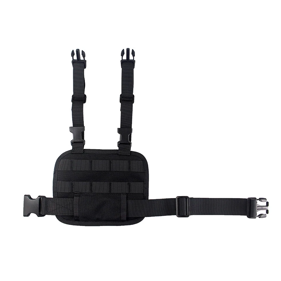 Plataforma táctica de pierna caída MOLLE panel ajustable de pierna caída para funda de pistola Foto 4 de 4