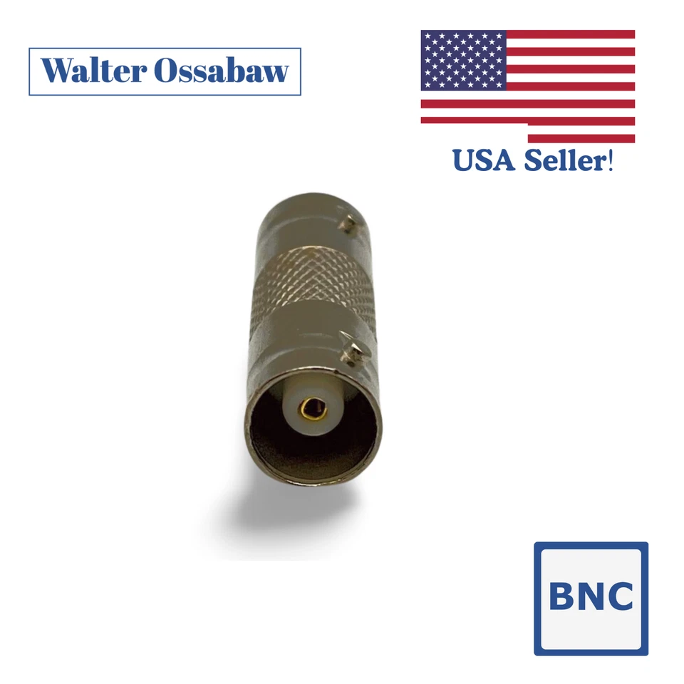 BNC Female to BNC Female Coax Cable Connector Coupler Adapter - Image 3 of 3