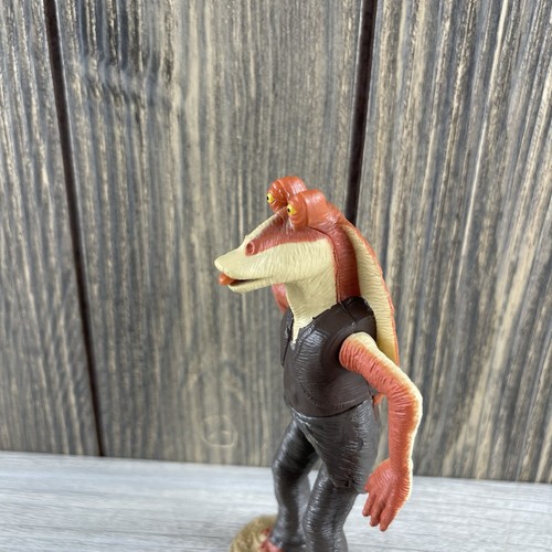 Star Wars Applause Jar Jar Binks Action Figure Moving Arms & Tongue Toy - Picture 9 of 15