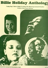 Billie Holiday Anthology sheet music songbook creative concepts